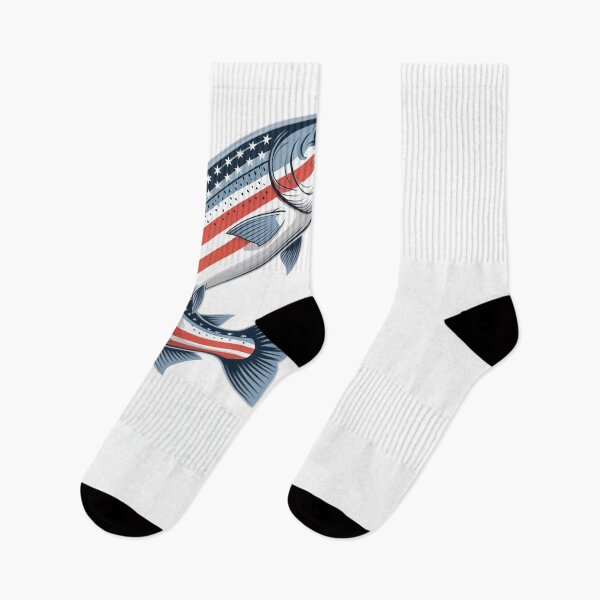 Item preview, Patriotic American Flag Fish 250 Years 1776-2026 designed and sold by SuperAndSocial.
