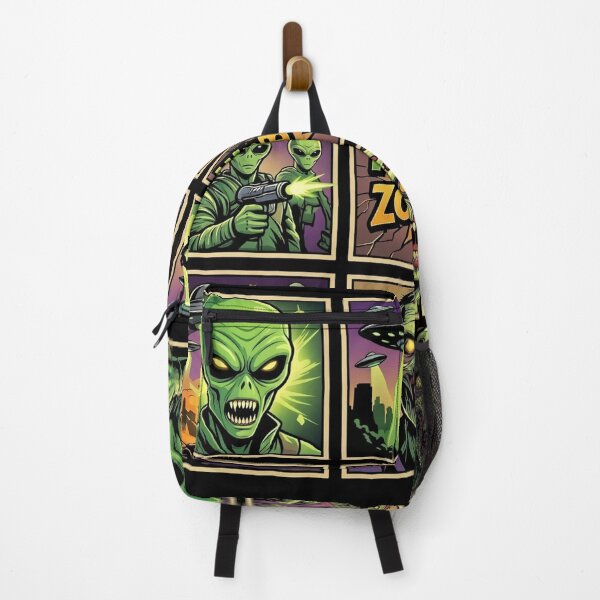Item preview, Aliens vs Zombies Pop Art  designed and sold by redsharkuk.