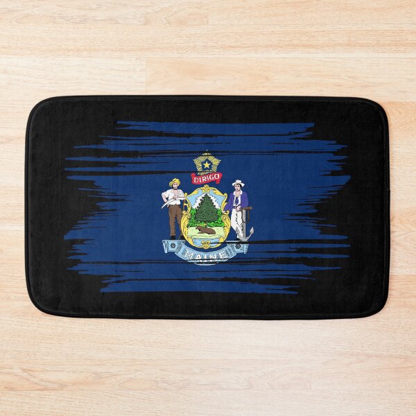 Item preview, Distressed Maine State Flag ME designed and sold by shitpostee.