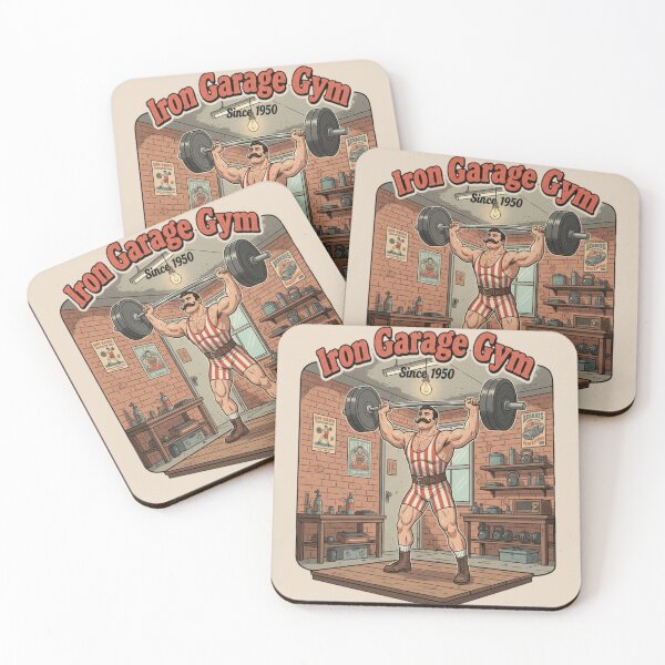 Item preview, Iron Garage Gym – Vintage Strongman Since 1950 designed and sold by ObsidianUruk.