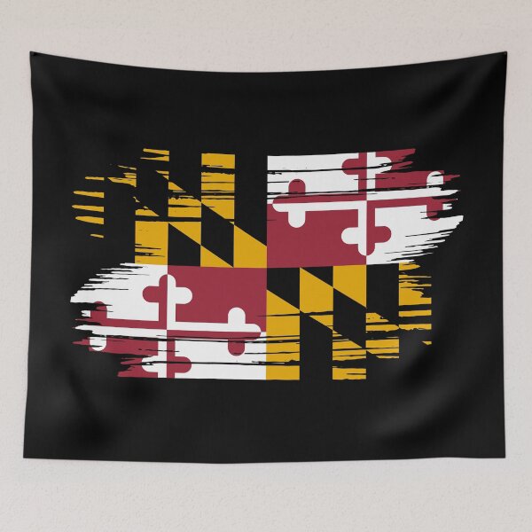 Item preview, Distressed Maryland State Flag MD designed and sold by shitpostee.