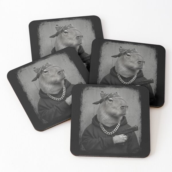 Item preview, Cool Capybara Streetwear Animal Meme designed and sold by d247.