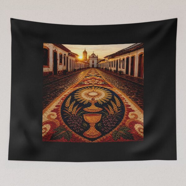 Item preview, Sacred Ground  Corpus Christi in Brazilian Poetic Folk Art #8 designed and sold by Helios Be. Lavsh.