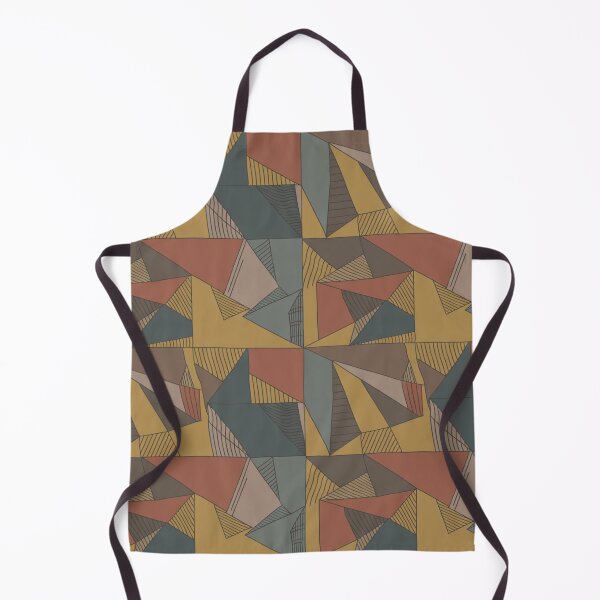 Item preview, Earthy Geometric Star Pattern | Bold Cubist Seamless Repeat designed and sold by Midnight Veil Designs.