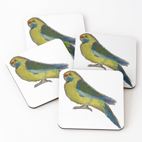 Item preview, Green Rosella designed and sold by woodland-towers.