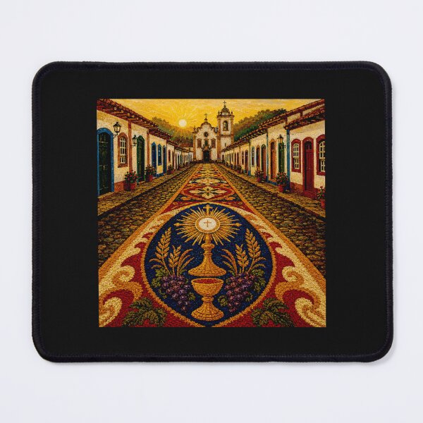 Item preview, Sacred Ground Corpus Christi in Brazilian Poetic Folk Art #9 designed and sold by Helios Be. Lavsh.