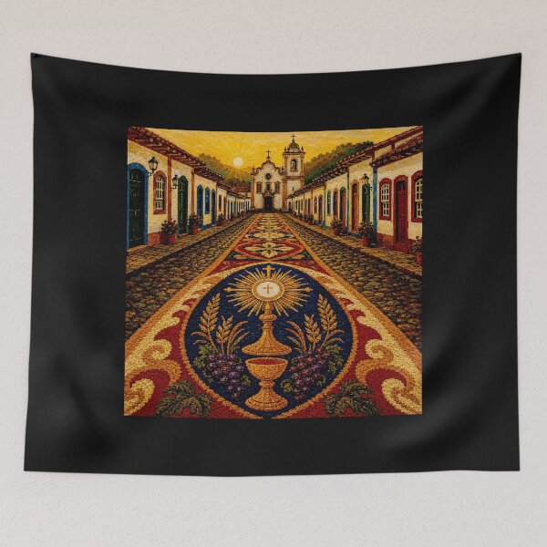 Item preview, Sacred Ground  Corpus Christi in Brazilian Poetic Folk Art #9 designed and sold by Helios Be. Lavsh.
