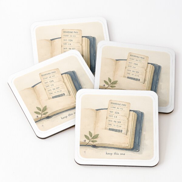 Item preview, Keep This One Boarding Pass Design designed and sold by Naviora.