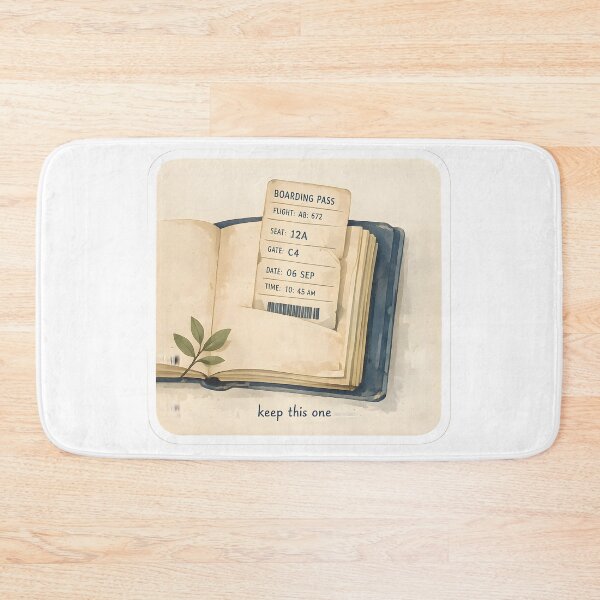 Item preview, Keep This One Boarding Pass Design designed and sold by Naviora.