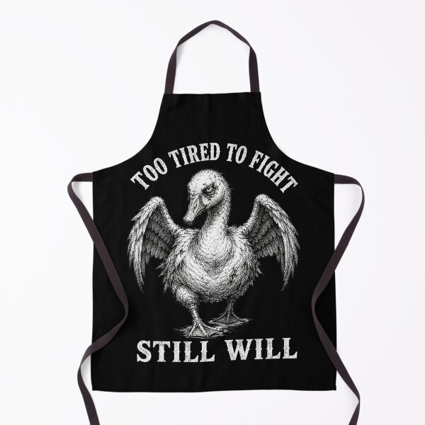Item preview, Too Tired To Fight Still Will - Angry Goose Vintage Shirt designed and sold by Lichtisign.