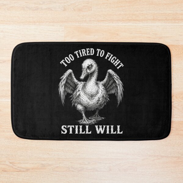 Item preview, Too Tired To Fight Still Will - Angry Goose Vintage Shirt designed and sold by Lichtisign.