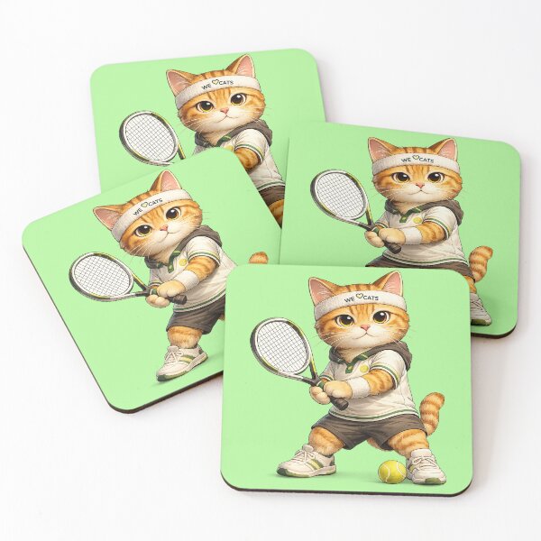 Item preview, Pro Tennis Cat Athlete  designed and sold by WeLoveCatss.