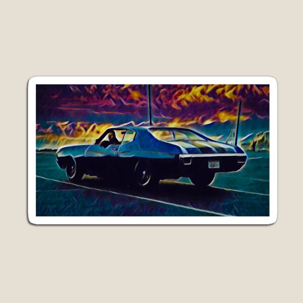 Sunset Muscle Magnet