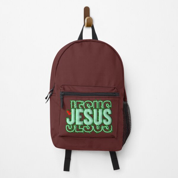 Item preview, Jesus 3D Typography Neon Mint Green Hearts Christian Faith designed and sold by AstronautMerch.