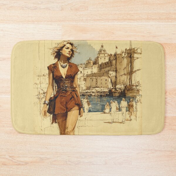 Item preview, The Captain's Daughter - Port City Sketch designed and sold by Banal25.