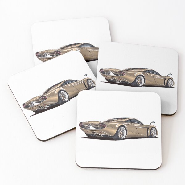 Item preview, Exclusive drawing italian hypercar luxury modern Huayra Codalunga Coupe 6.0L V12 engine designed and sold by Cars23.