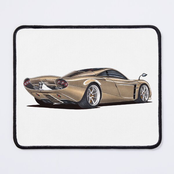 Item preview, Exclusive drawing italian hypercar luxury modern Huayra Codalunga Coupe 6.0L V12 engine designed and sold by Cars23.