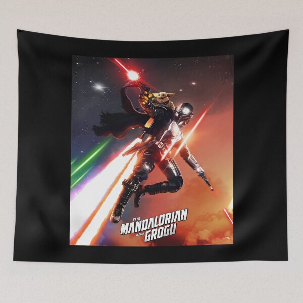 Item preview, Mando and Grogu designed and sold by helman-art.