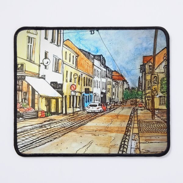 Item preview, Alaunstrasse Dresden Neustadt – Ink & Watercolor Urban Sketch designed and sold by UMA Urban Sketch.