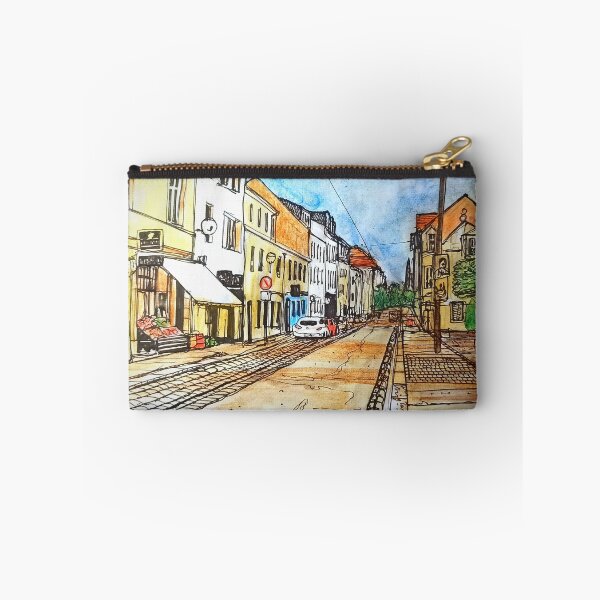 Artikelvorschau, Alaunstraße Dresden Neustadt – Ink & Watercolor Urban Sketch entworfen und verkauft von UMA Urban Sketch.