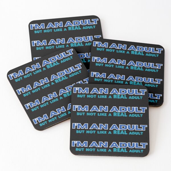 Item preview, I'm not a REAL adult designed and sold by Cut & Paste Productions.