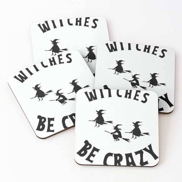 Item preview, Witches be crazy white small designed and sold by The Celestial Witch House.