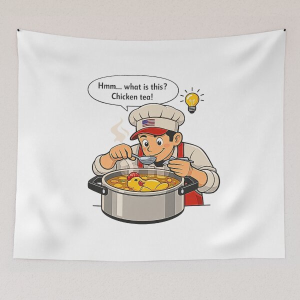 Item preview, Chicken Tea Chef Meme - US Cooking Incident designed and sold by FANTASYoDarknes.
