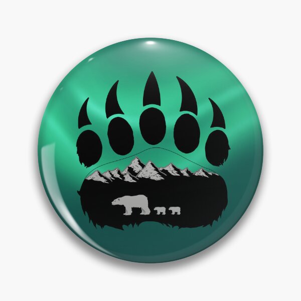 Item preview, Polar Bear Paw Nothern Lights designed and sold by MaddysMStudio.