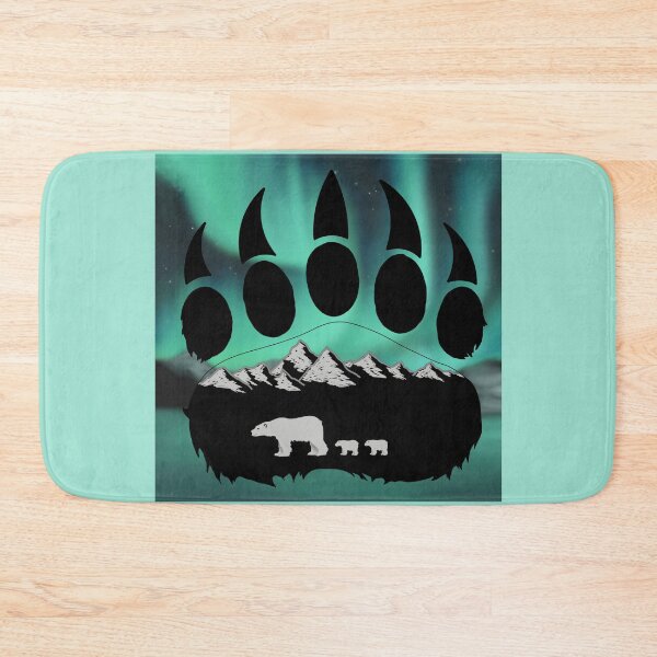 Item preview, Polar Bear Paw Nothern Lights designed and sold by MaddysMStudio.