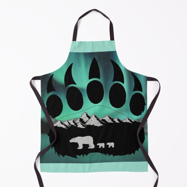 Item preview, Polar Bear Paw Nothern Lights designed and sold by MaddysMStudio.