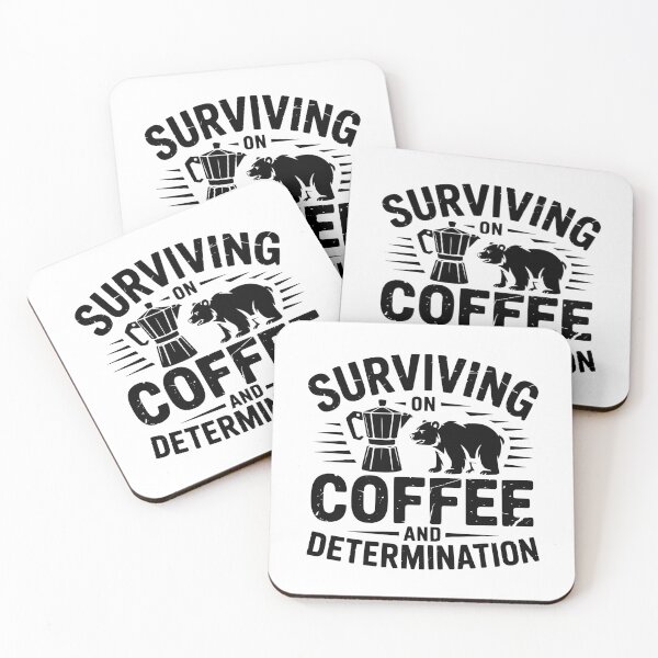 Item preview, Surviving On Coffee And Determination designed and sold by theartfulaspie.