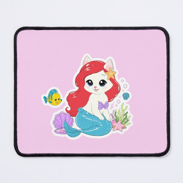 Item preview, Little Mermaid princess kitty sticker  designed and sold by sara747.