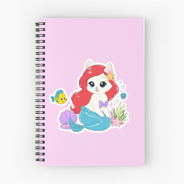 Item preview, Little Mermaid princess kitty sticker  designed and sold by sara747.