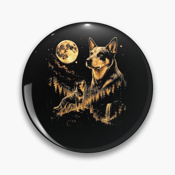 Item preview, Australian Cattle Howling To The Moon Meme Animal designed and sold by Fereskabilon.