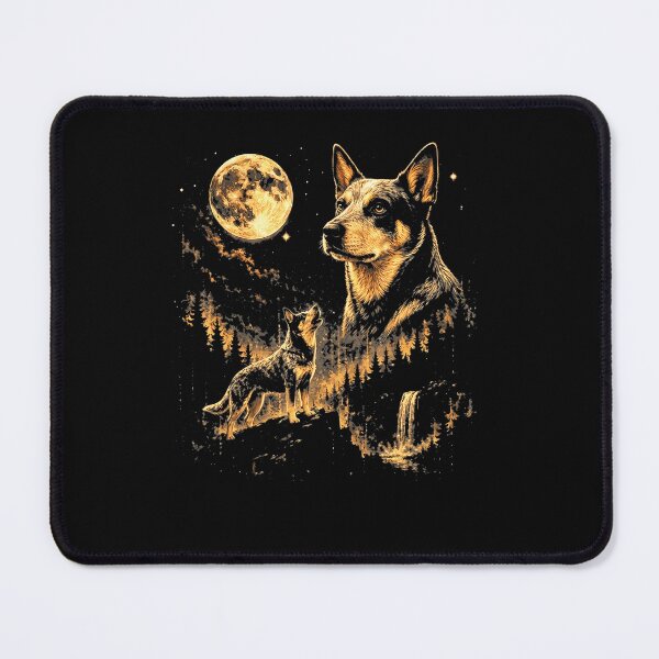 Item preview, Australian Cattle Howling To The Moon Meme Animal designed and sold by Fereskabilon.