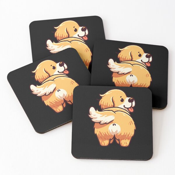 Item preview, Funny Golden Retriever Guess What Cheeky Mom Dad Kids designed and sold by rafaeltto.