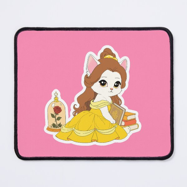 Item preview, princess yellow dress kitty sticker designed and sold by sara747.