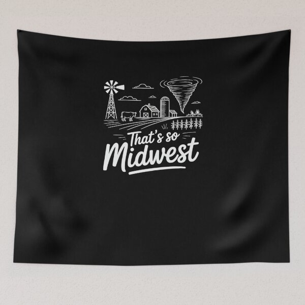 Item preview, That's So Midwest Rural Farm Tornado Humor designed and sold by SuperAndSocial.