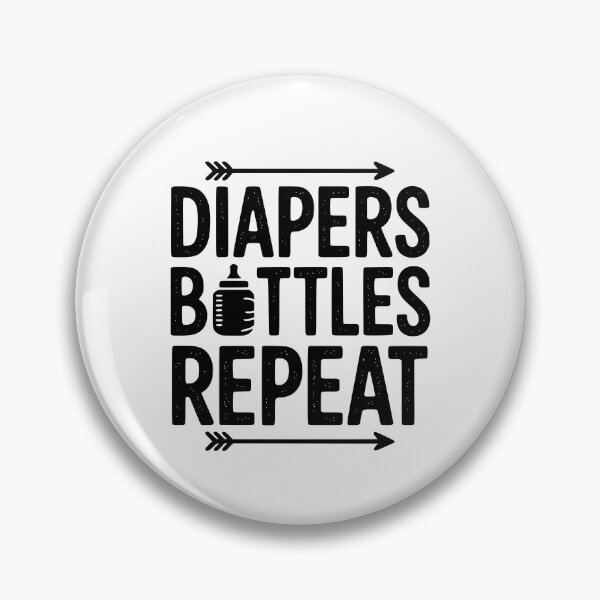 Item preview, Diapers Bottles Repeat designed and sold by theartfulaspie.