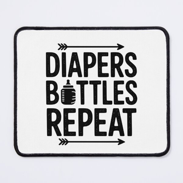 Item preview, Diapers Bottles Repeat designed and sold by theartfulaspie.