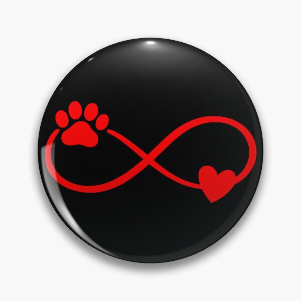 Item preview, Red Paw Heart Infinity designed and sold by Corvoria.