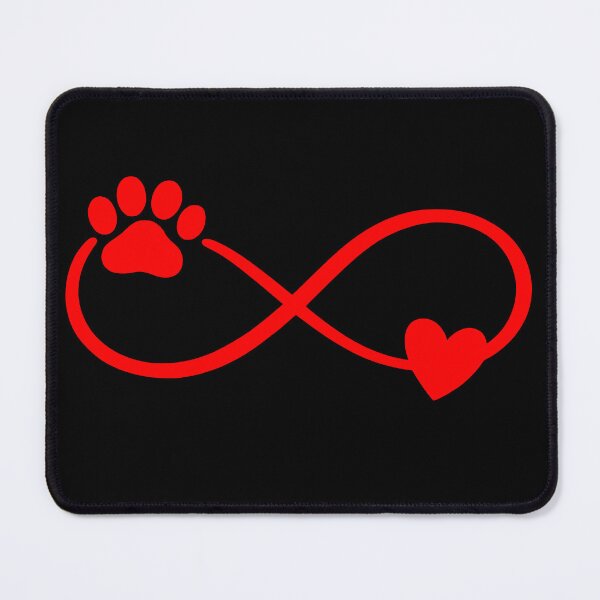 Item preview, Red Paw Heart Infinity designed and sold by Corvoria.