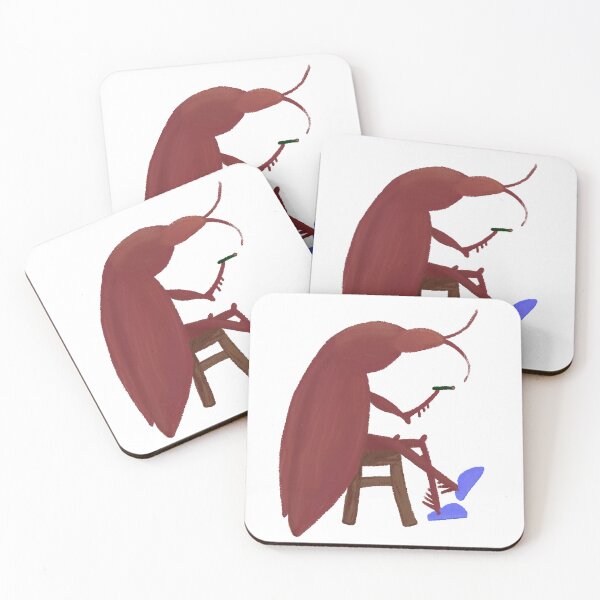 Item preview, Cockroach Smoke Break with House Slippers designed and sold by potterspatch.