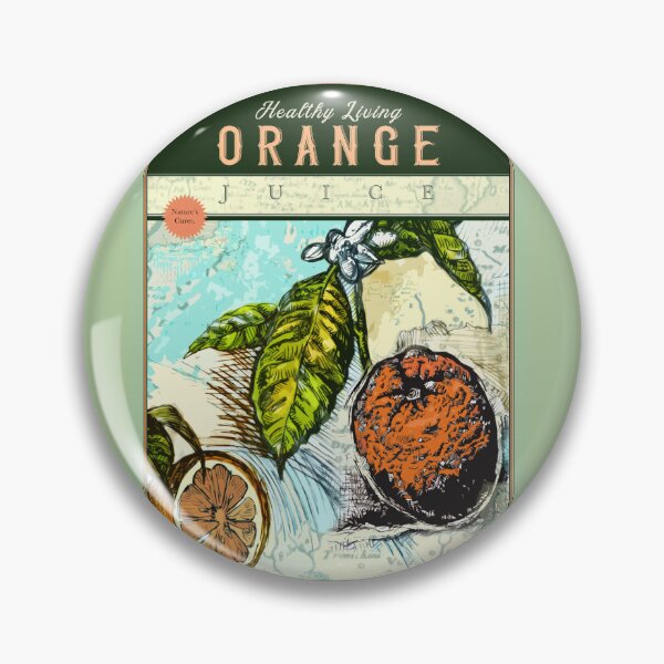 Item preview, Orange Juice retro art designed and sold by FanitsaArt.