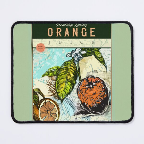 Item preview, Orange Juice retro art designed and sold by FanitsaArt.