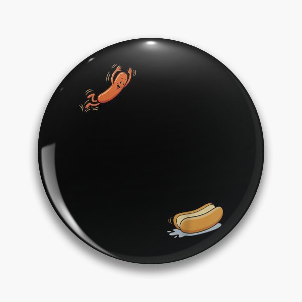 Item preview, Hot Dog Diving Into Bun | Funny Summer BBQ Food Humor designed and sold by Alluka Brand.