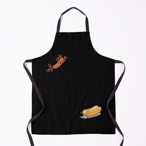 Item preview, Hot Dog Diving Into Bun | Funny Summer BBQ Food Humor designed and sold by Alluka Brand.