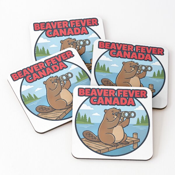 Item preview, Beaver Fever Canada Red designed and sold by Wild Creative Art.
