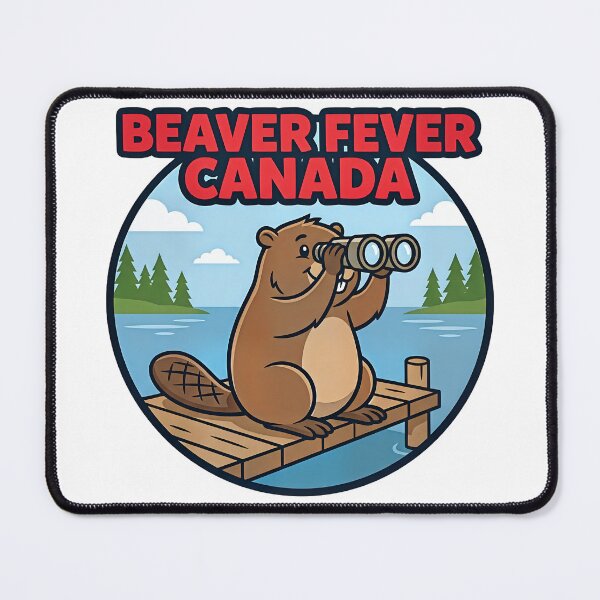 Item preview, Beaver Fever Canada Red designed and sold by Wild Creative Art.