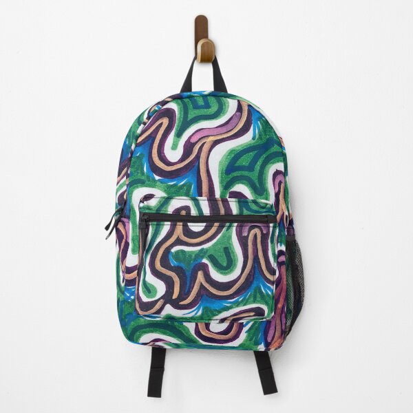 Item preview, Abstract Metallic Squiggle Waves designed and sold by artbyalette.